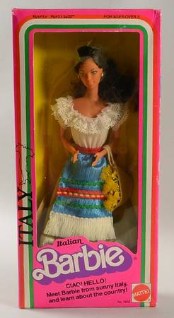 Dolls of the World Italian Barbie - With Box