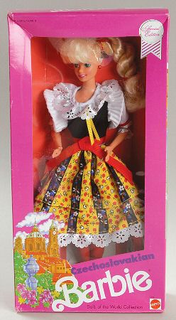 Dolls of the World Czechoslovakian Barbie - Boxed
