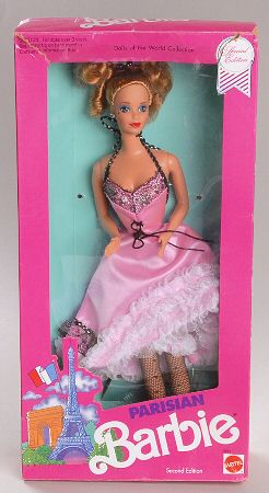 Dolls of the World Parisian Barbie-Second Edition - Boxed