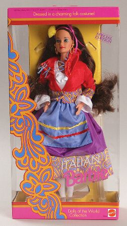 Dolls of the World Italian Barbie - Boxed