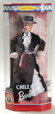 Dolls of the World Chilean Barbie-Collector Edition - No Box