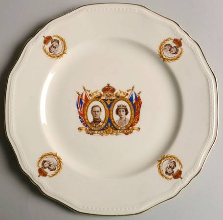 Alfred Meakin Royalty Giftware George Vi Family Visit To Canada Plate - No Box
