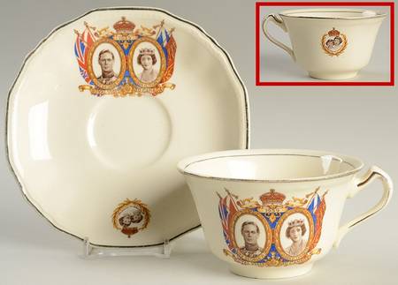 Alfred Meakin Royalty Giftware George Vi Family Visit To Canada Cup & S - No Box