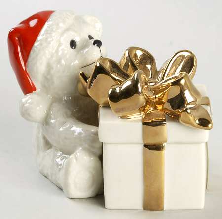 Mikasa Figurine Holiday Magic Covered Box - Boxed