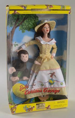 Keepsake Treasures Barbie And Curious George - Boxed