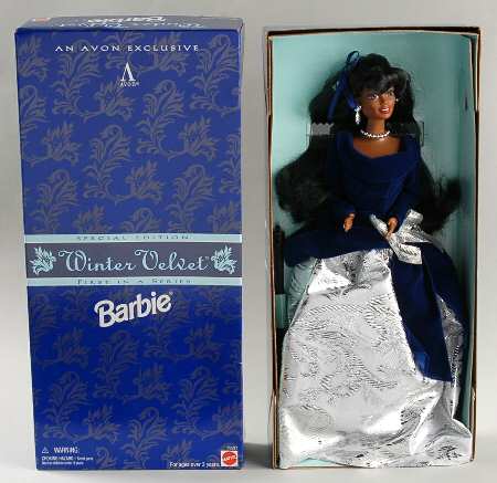 Avon Winter Collection Winter Velvet-African American - Boxed