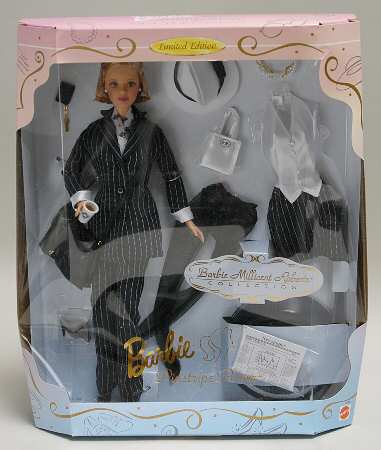 Barbie Millicent Roberts Pinstripe Power - Boxed