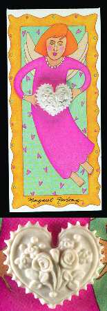 Margaret Furlong Giftware Victorian Heart-Lapel Pin - No Box