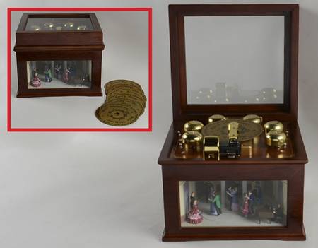 Heirloom Music Boxes Animated Bell Symphonium-Waltz - Boxed