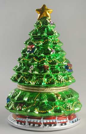 Hinged Box Musicals Christmas Tree - With Box