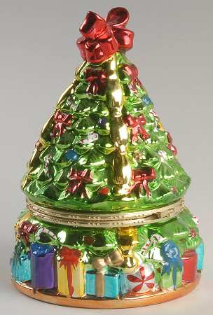Hinged Box Musicals Christmas Tree - Boxed