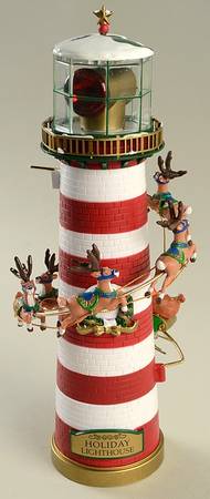 Mr Christmas Musical Holiday Lighthouse - Boxed