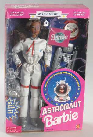 Toys R Us-Exclusives Astronaut Barbie African Am - Boxed