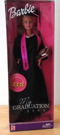 Graduation Barbie My Graduation 2003-Black Gown - Boxed