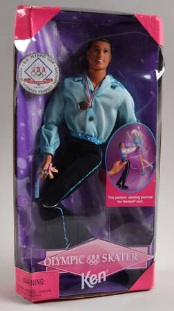 Olympic Barbie Olympic USA Skater Ken - Boxed