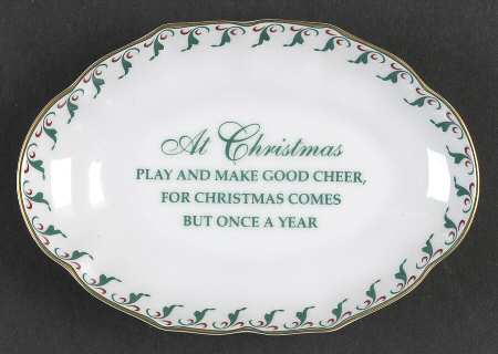 Mottahedah Giftware & Figurines Tray-Christmas - No Box
