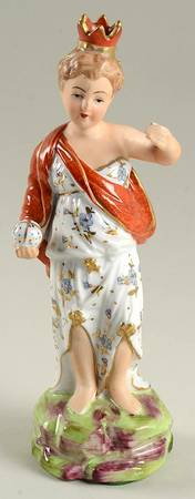 Mottahedah Giftware & Figurines Girl With Crown Holding Ball - No Box