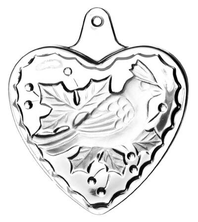Mikasa Crystal Ornaments Cardinal Heart - No Box