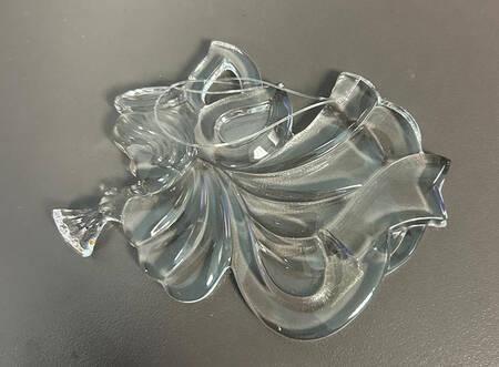 Mikasa Crystal Ornaments Cherub Trumpet - Boxed