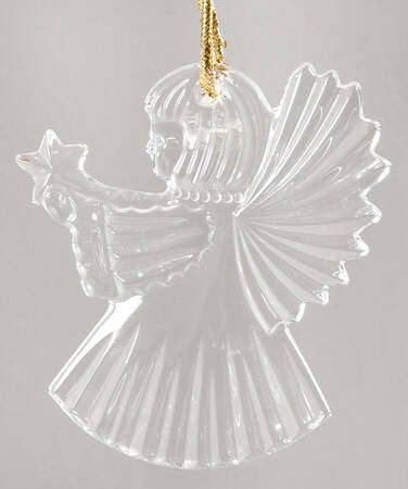 Mikasa Crystal Ornaments Angel With A Star - Boxed