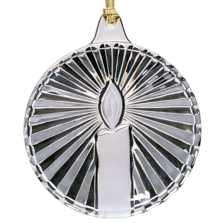 Mikasa Crystal Ornaments Noel (Candle) - Boxed