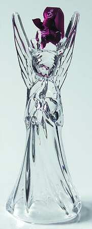 Mikasa Crystal Ornaments Heavenly Music Trumpet Angel - Boxed