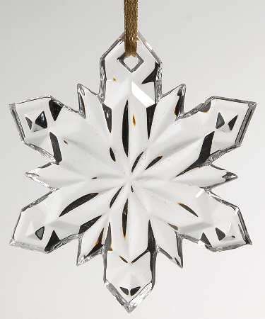 Mikasa Crystal Ornaments Snowflake - Boxed