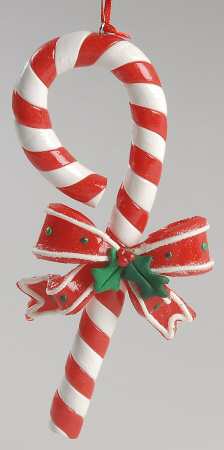 Mikasa Crystal Ornaments Peppermint Ribbon Ornament - No Box