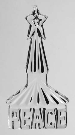Mikasa Crystal Ornaments Peace-Chapel - Boxed