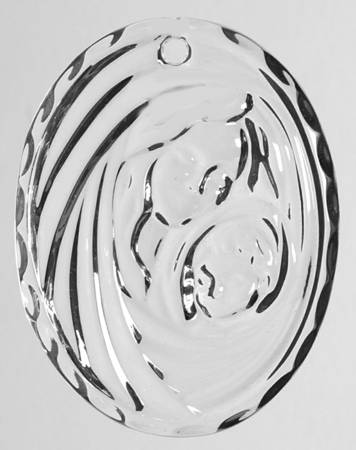 Mikasa Crystal Ornaments Madonna  And Child - No Box