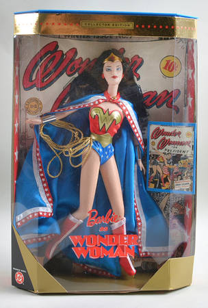 Pop Culture Barbie As Wonder Woman - Boxed