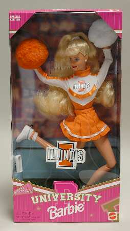 University Barbie Illinois - Boxed