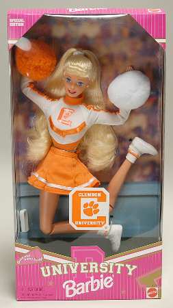 University Barbie Clemson University - Boxed