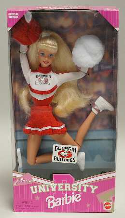 University Barbie Georgia Bulldog - With Box