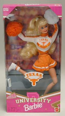 University Barbie Texas Longhorns - Boxed
