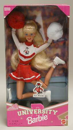 University Barbie North Carolina State - Boxed