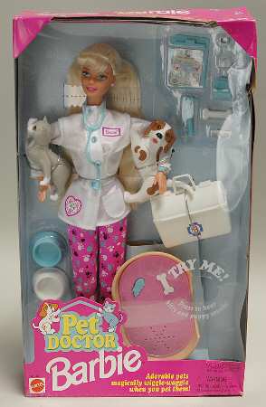 Target Store Barbies Pet Doctor Barbie - Boxed
