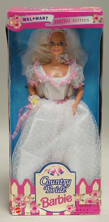 Walmart Store Barbies Country Bride-Caucasian - Boxed