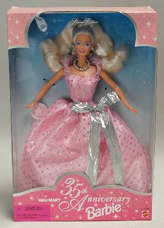 Walmart Store Barbies 35th Anniversary Barbie - Boxed