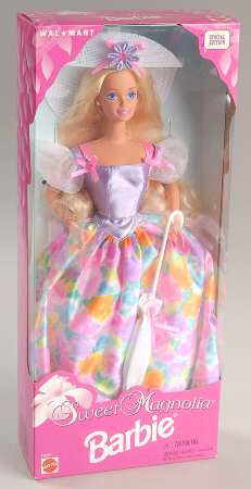 Walmart Store Barbies Sweet Magnolin-Caucasian - Boxed