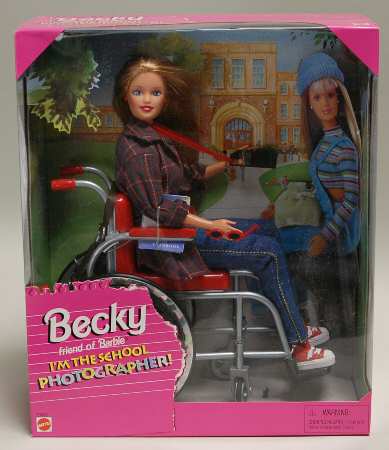 Friends of Barbie I'm The School Photographer-Becky - Boxed