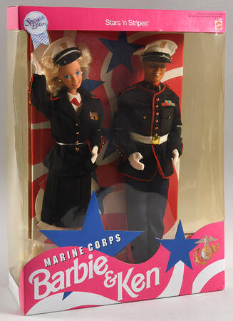 Stars N Stripes Barbies Marine Corps Ken Aa - Boxed