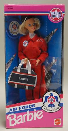 Stars N Stripes Barbies Air Force Barbie-Thunderbirds - With Box