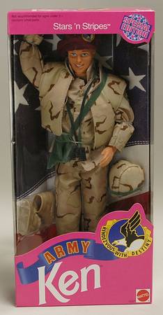 Stars N Stripes Barbies Army Ken 101st Airborn - Boxed