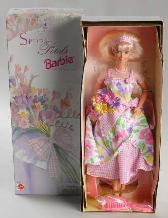 Avon Barbie Spring Petals  Caucasian Blonde - Boxed