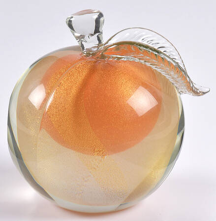 Murano Figurines Apple Sommerso - No Box