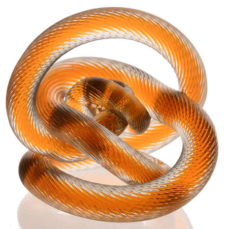 Murano Figurines Infinity Rope Twisted Knot - No Box