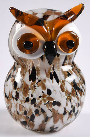 Murano Figurines Owl - No Box