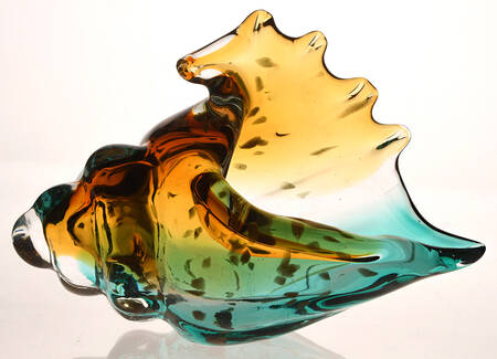 Murano Figurines Conch Shell - No Box