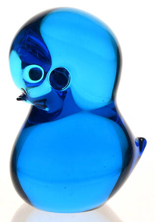 Murano Figurines Chick-Blue - No Box